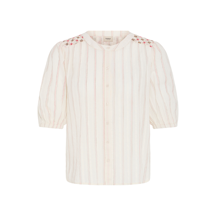 Fransa FRADI SH 2 Skjorte - Honeysuckle Stripes - Butik VIVI