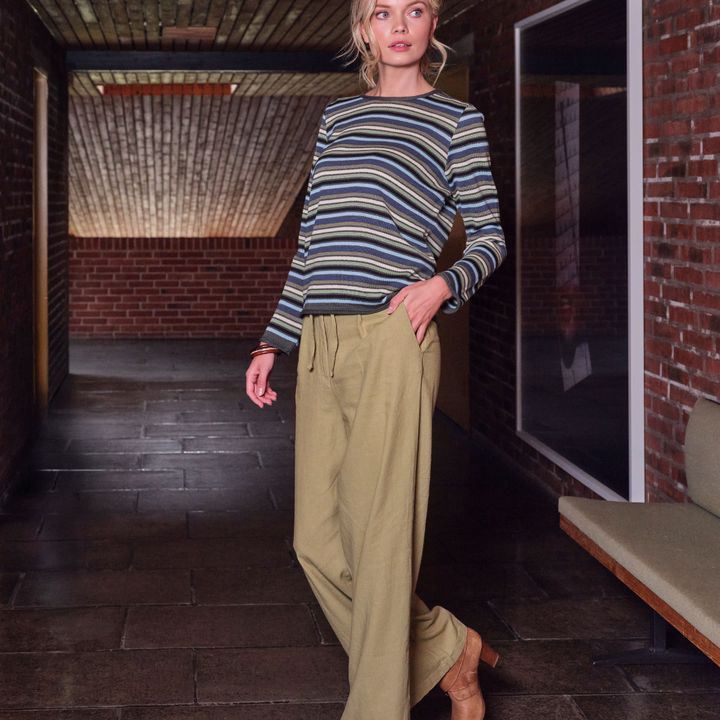 Skovhuus Multicolour Striped Pullover - Agave