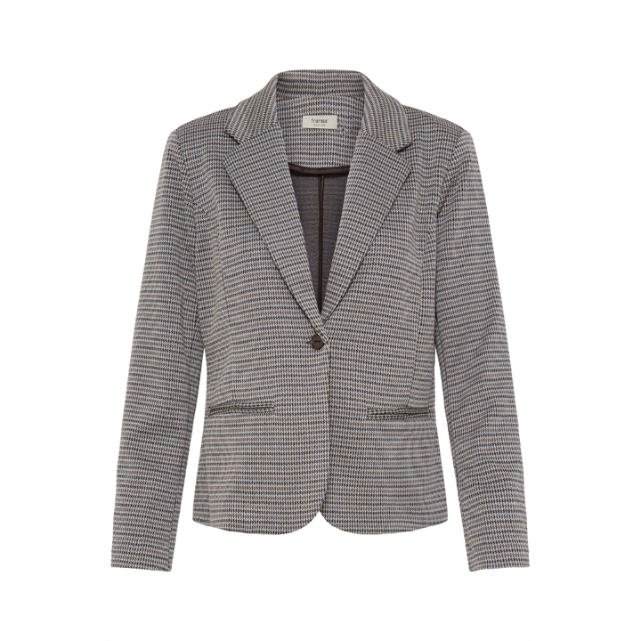 Fransa FRBABETT BLA 1 Blazer - Hot Fudge Check - Butik VIVI