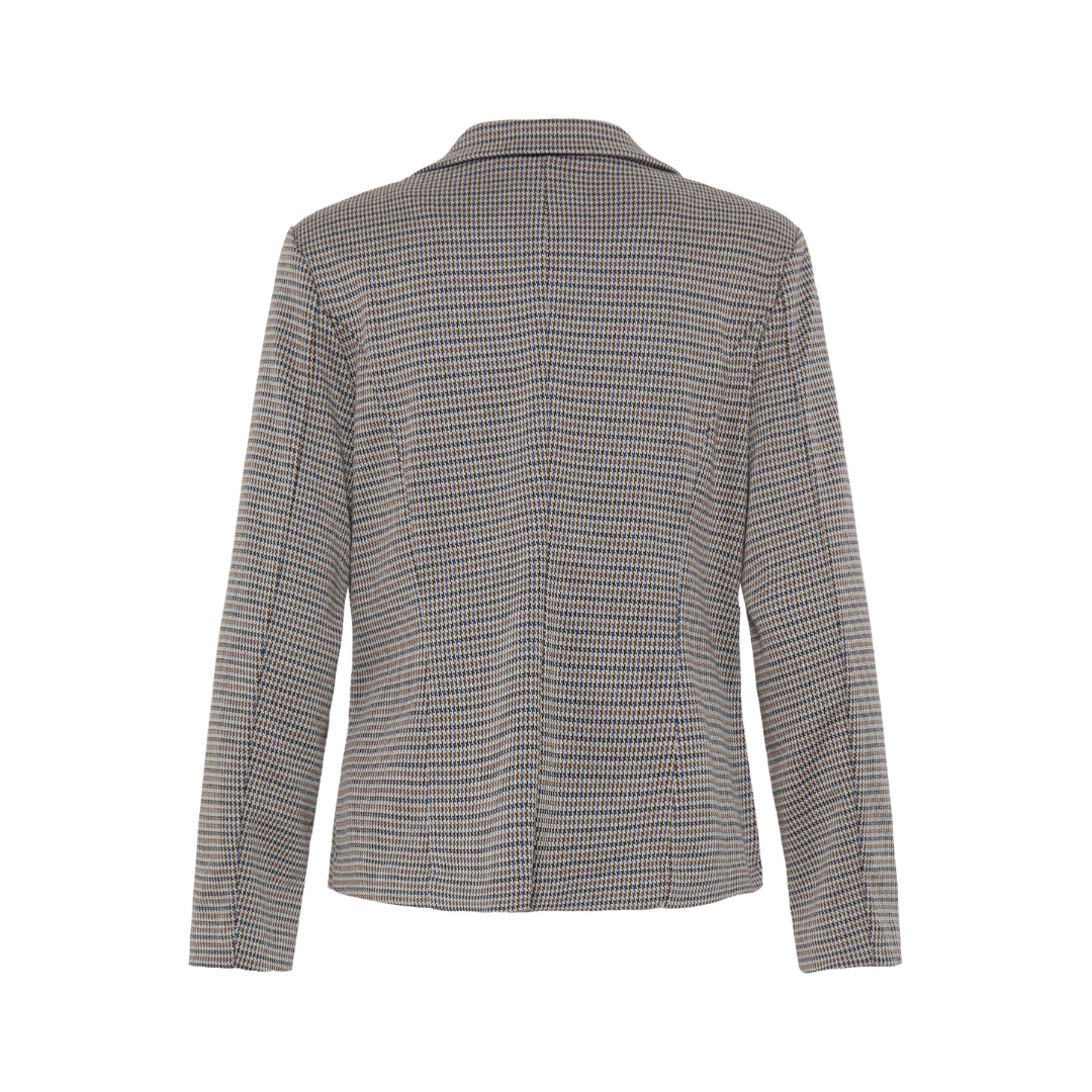 Fransa FRBABETT BLA 1 Blazer - Hot Fudge Check - Butik VIVI