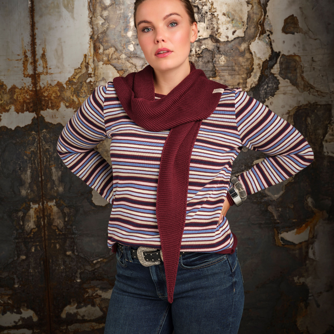 Skovhuus Multicolour Striped Pullover - Blackberry