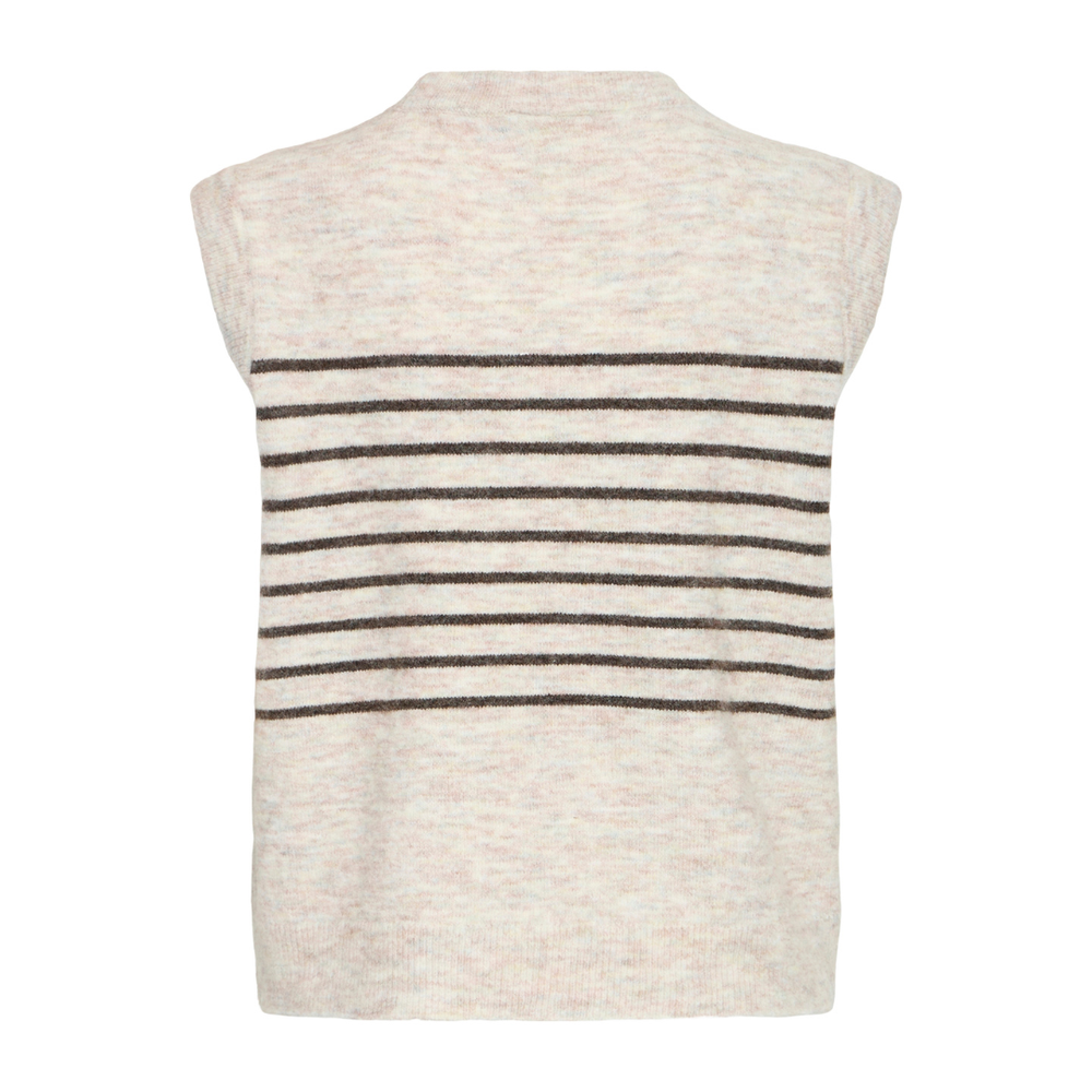 Fransa FRSANNY WA 4 Strik - Oatmeal Melange Stripe Mix - Butik VIVI
