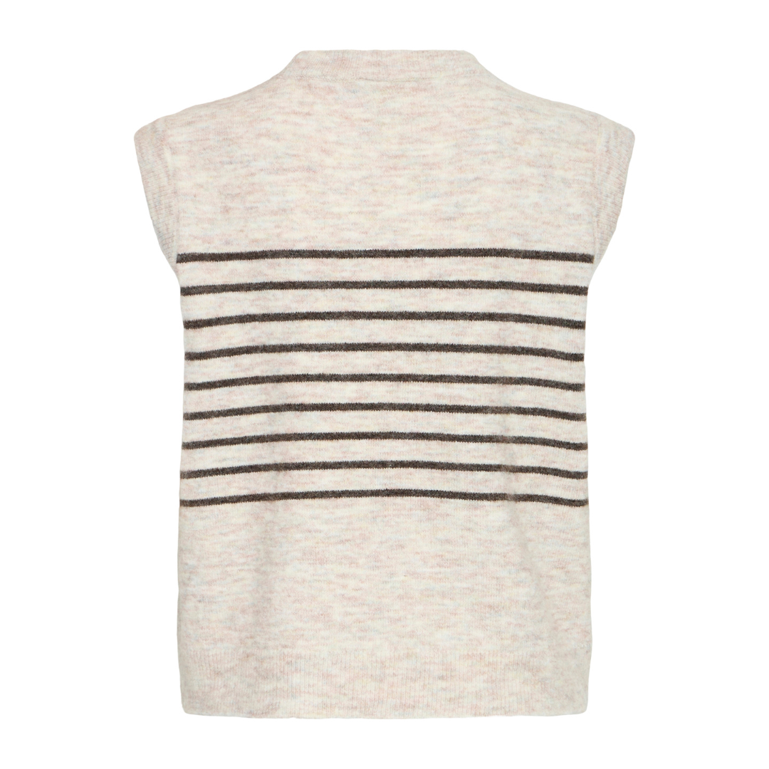 Fransa FRSANNY WA 4 Strik - Oatmeal Melange Stripe Mix - Butik VIVI