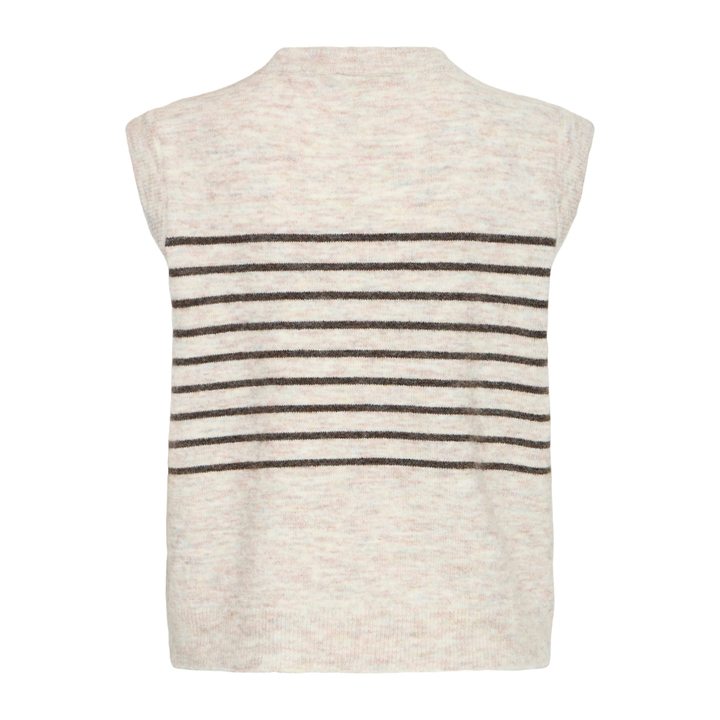 Fransa FRSANNY WA 4 Strik - Oatmeal Melange Stripe Mix - Butik VIVI