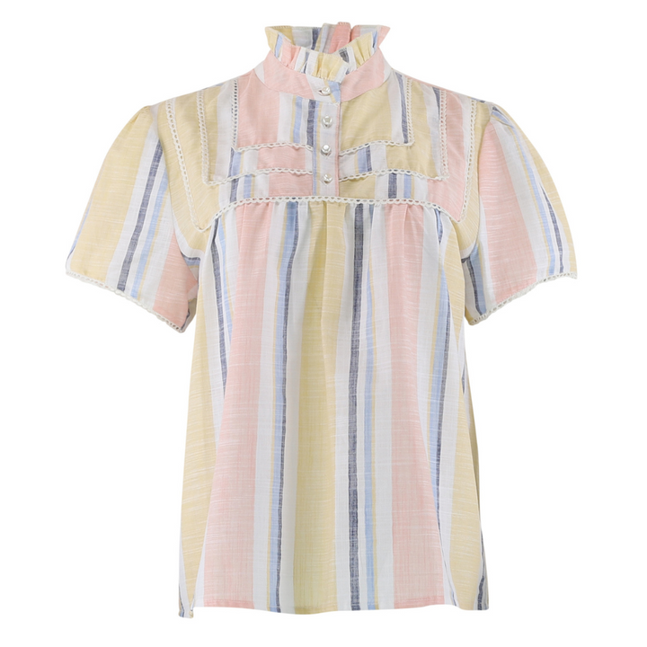 Continue Isabella stripe ss Bluse - 00 Stribe