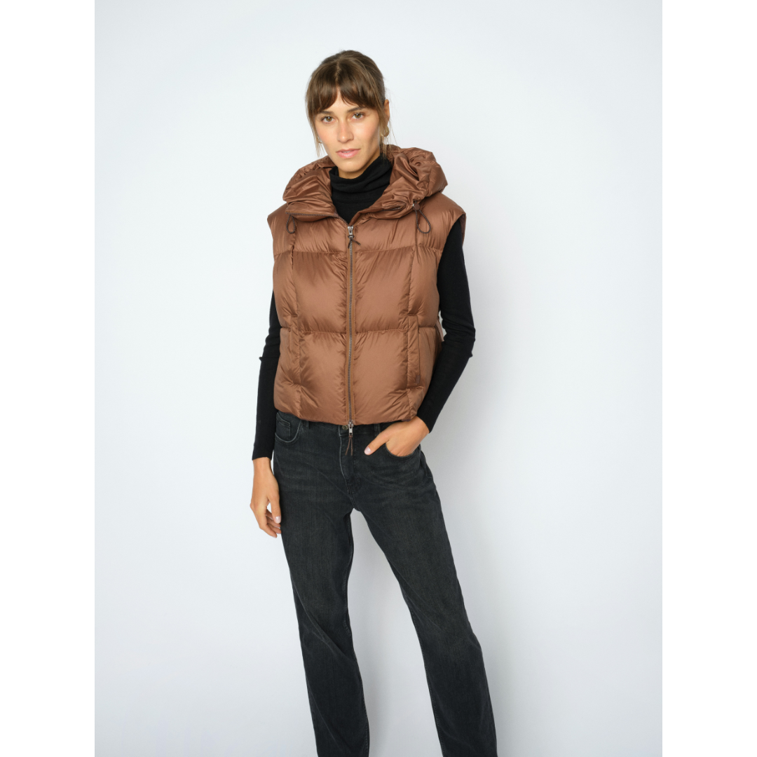 Mos Mosh MMKlara Tally Down Vest - Downtown Brown