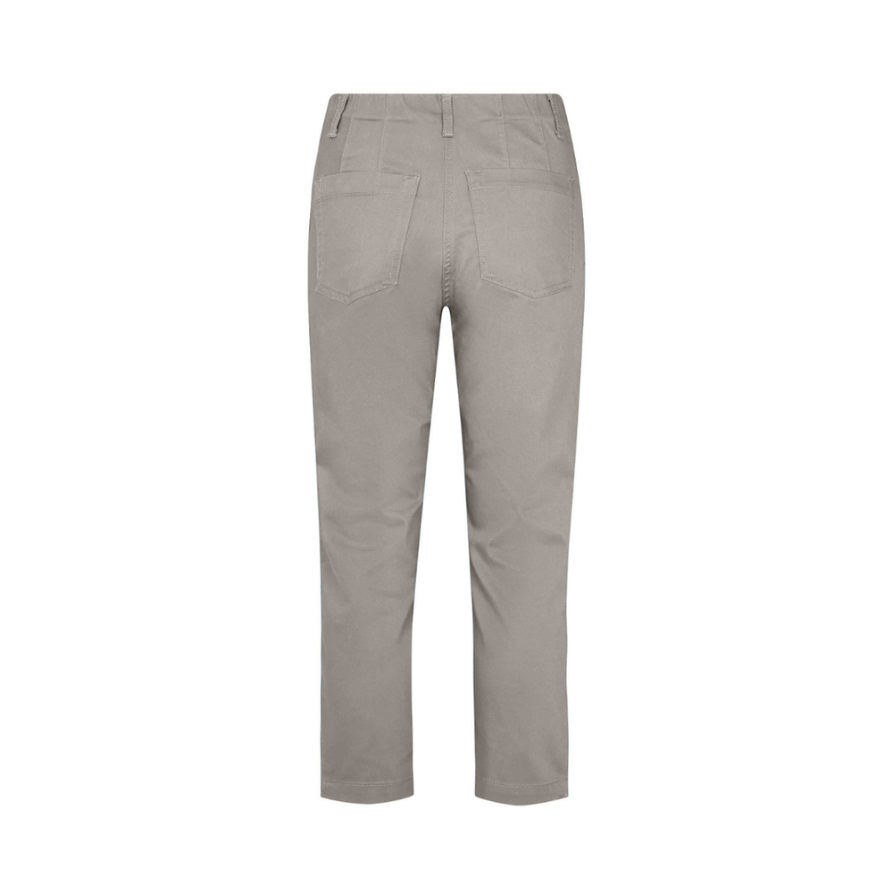 Laurie Patricia Pure Regular Cropped Bukser - Grey Sand - Butik VIVI