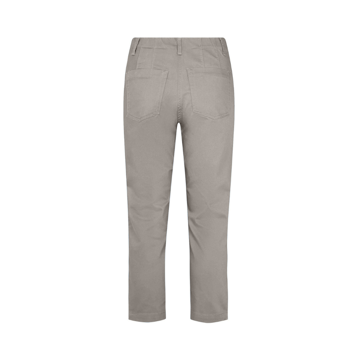 Laurie Patricia Pure Regular Cropped Bukser - Grey Sand - Butik VIVI