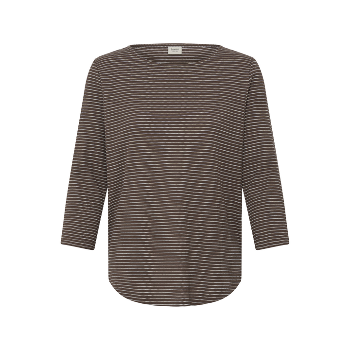 Fransa FRJORELIA TEE 1 T-shirt - Hot Fudge Stripe