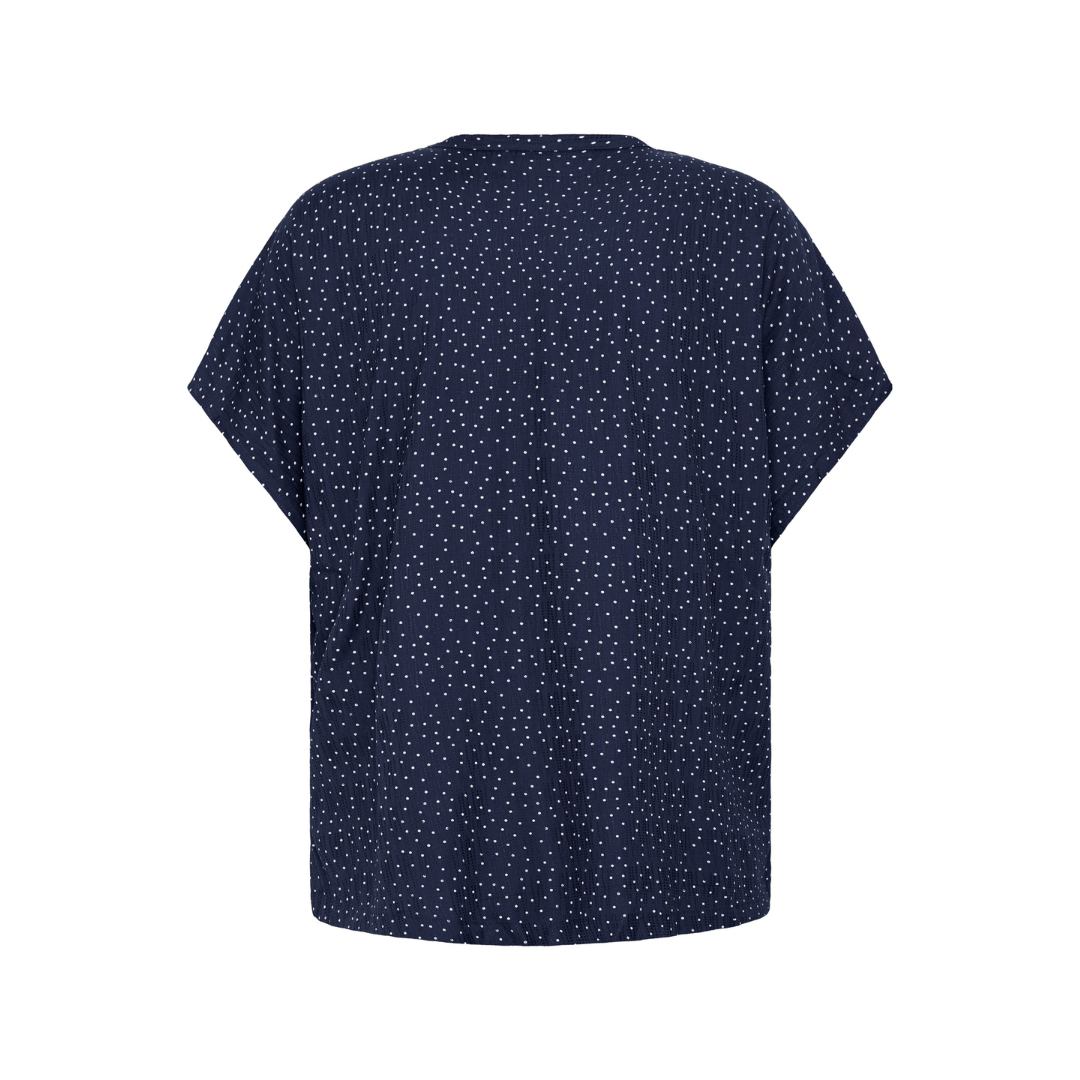 Fransa FRLAYA BL 1 Bluse - Dot Dots Navy Blazer - Butik VIVI