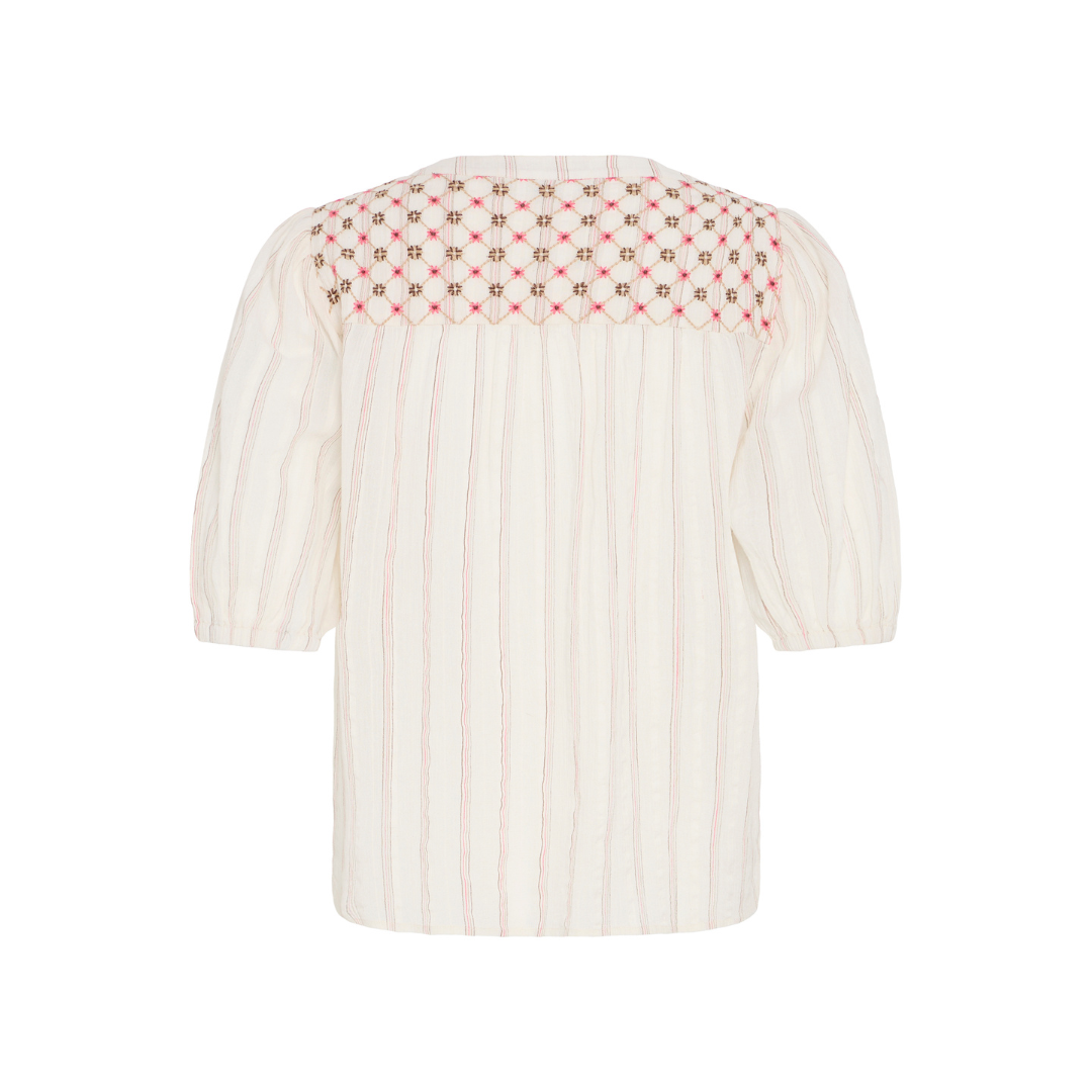 Fransa FRADI SH 2 Skjorte - Honeysuckle Stripes - Butik VIVI