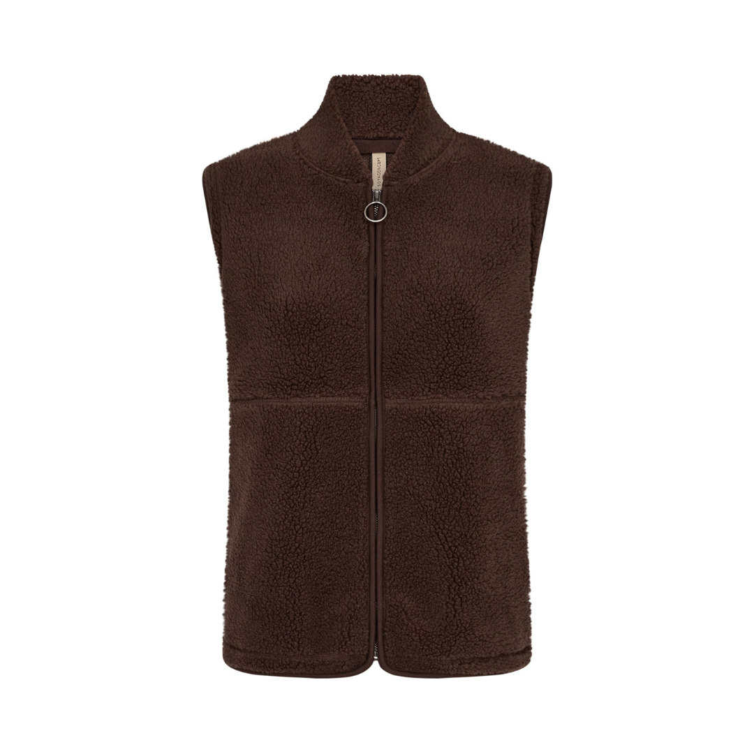 Soyaconcept SC-ONYX 3 Vest - Mørkebrun