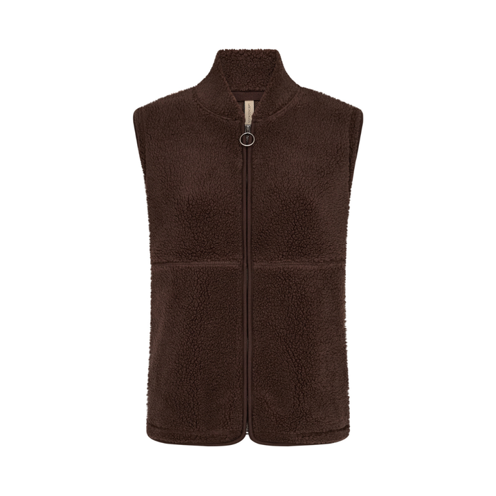 Soyaconcept SC-ONYX 3 Vest - Mørkebrun