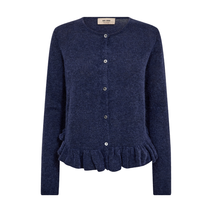 Mos Mosh MMMape Alice Knit Cardigan - Crown Blue - Butik VIVI
