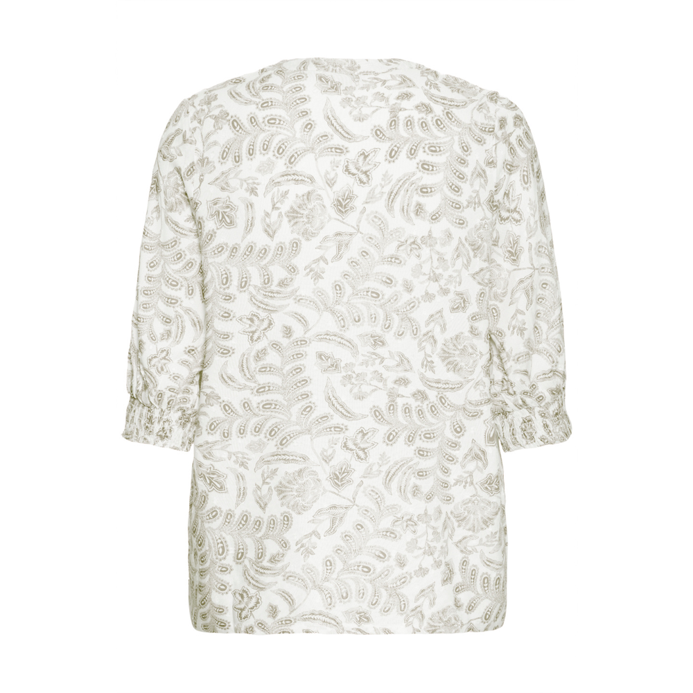 Fransa FRSOPHIA SH 1 Skjorte - Green Print - Butik VIVI