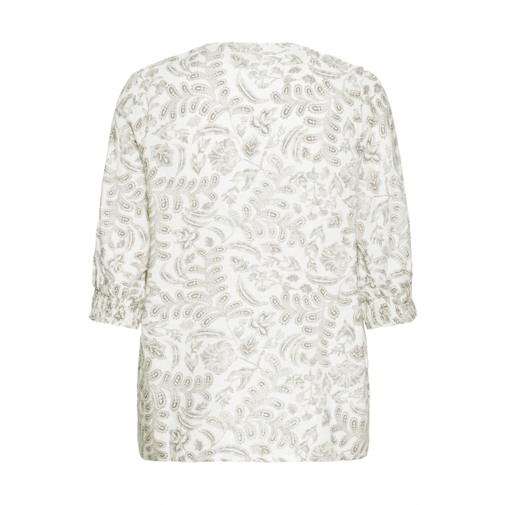 Fransa FRSOPHIA SH 1 Skjorte - Green Print - Butik VIVI