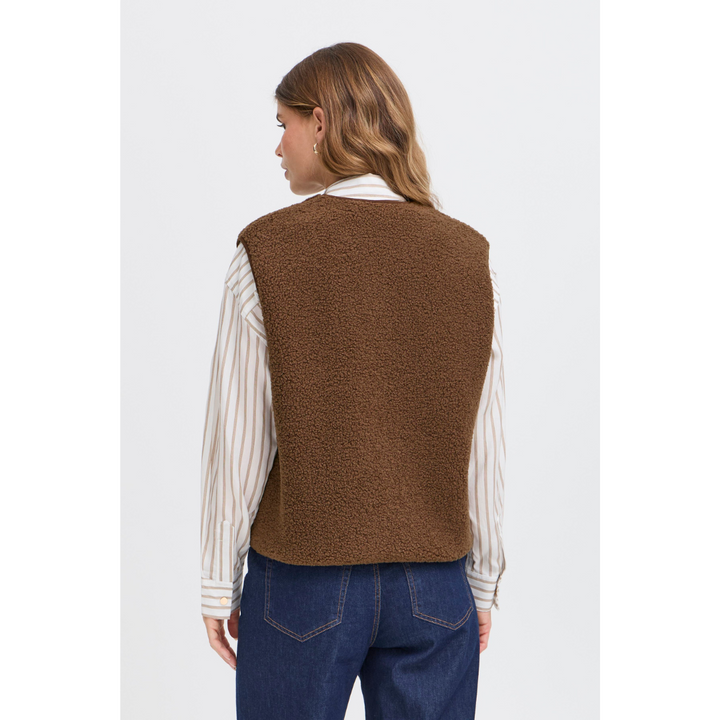 Fransa FRGWYNNE Vest - cocoa