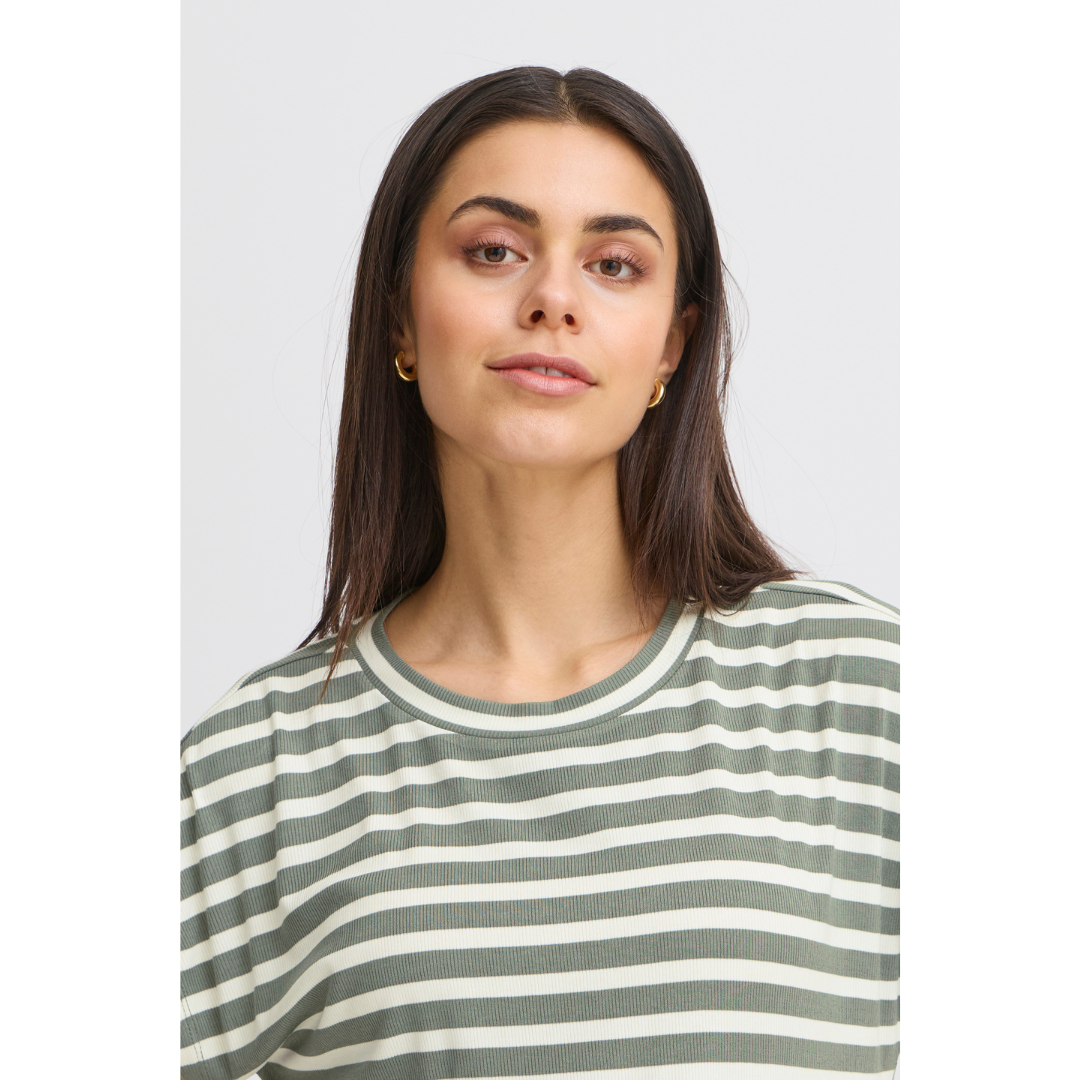 Fransa FRCANO T-shirt - Agave Green