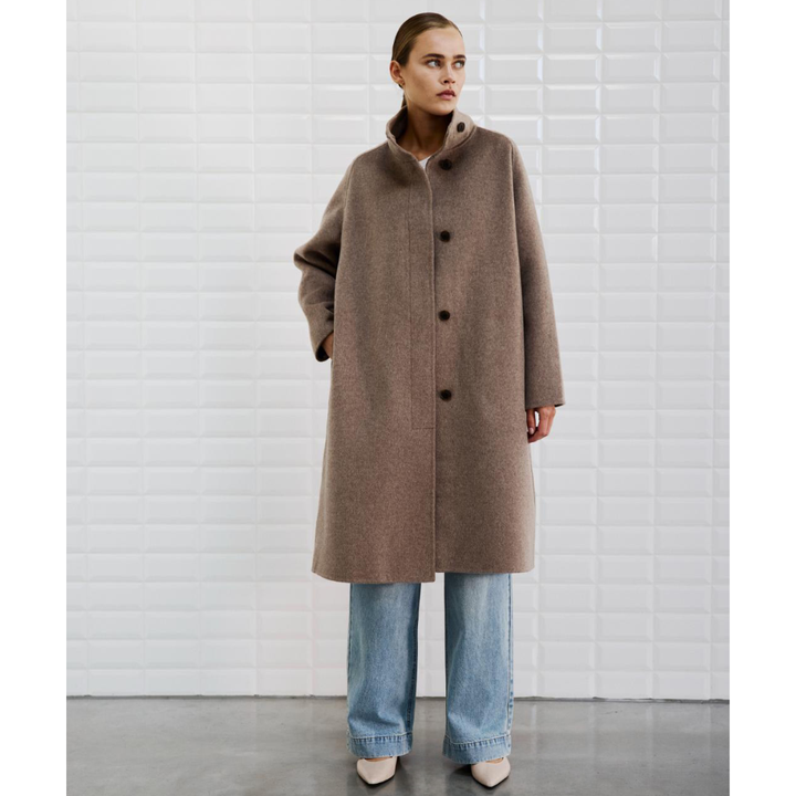 WithBlack WBLJenny Mel Spring Coat Frakke - Falcon Melange