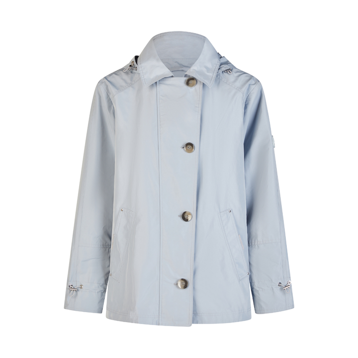 Barbara Lebek Jakke med hætte Jakke - Dove Blue - Butik VIVI