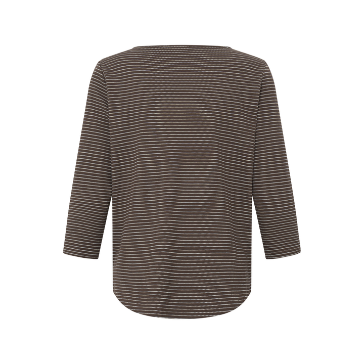 Fransa FRJORELIA TEE 1 T-shirt - Hot Fudge Stripe