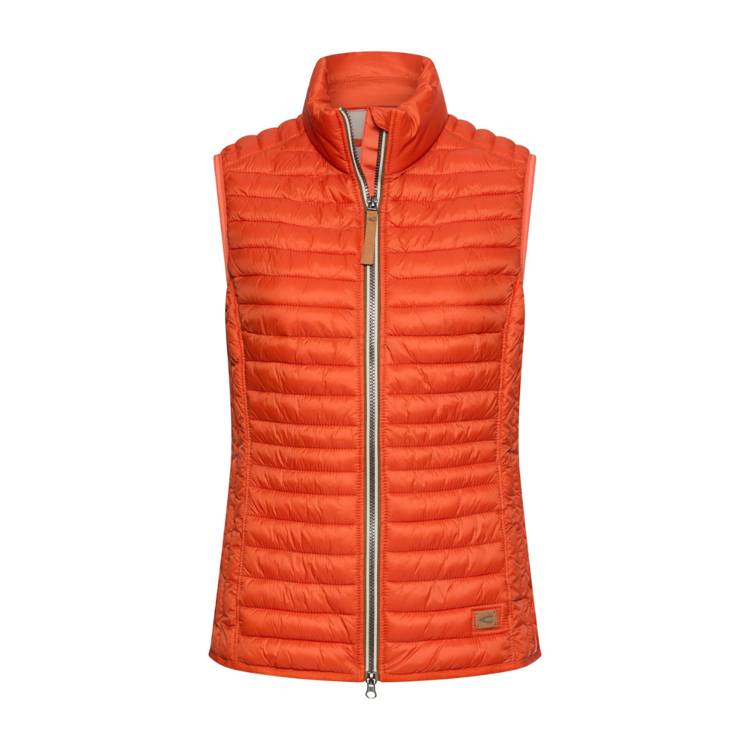 Camel Active Windproof vest with two inner pockets Vest - Pumpkin - Butik VIVI