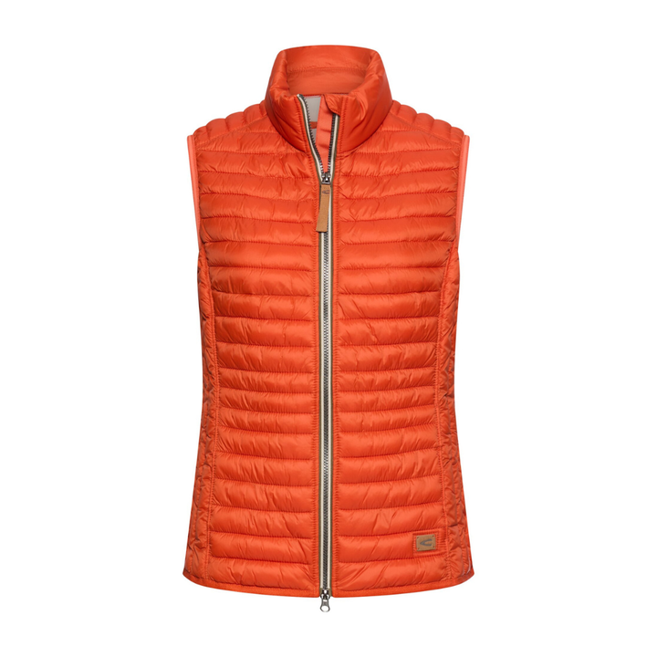 Camel Active Windproof vest with two inner pockets Vest - Pumpkin - Butik VIVI