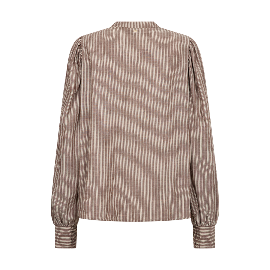 Mos Mosh MMMysa Quozi Skjorte - Downtown Brown