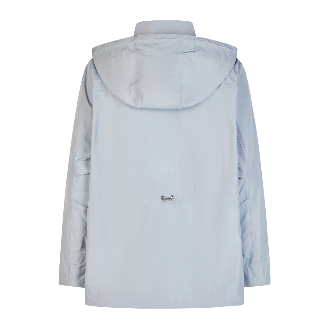 Barbara Lebek Jakke med hætte Jakke - Dove Blue - Butik VIVI
