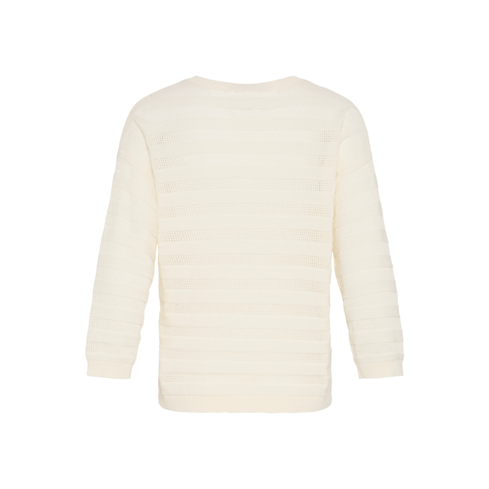 Fransa FRRICKI PU 1 Pullover Strik - Whisper White - Butik VIVI