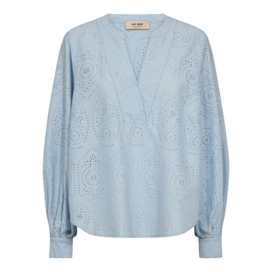 Mos Mosh Yen Sina Lace Bluse - Skyway