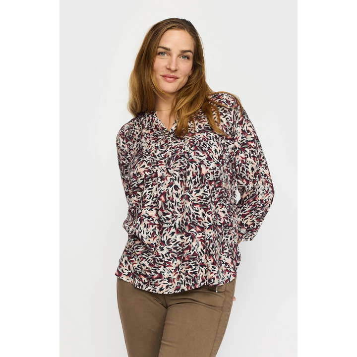 2Biz DORTE.EA25 Bluse - Winetasting