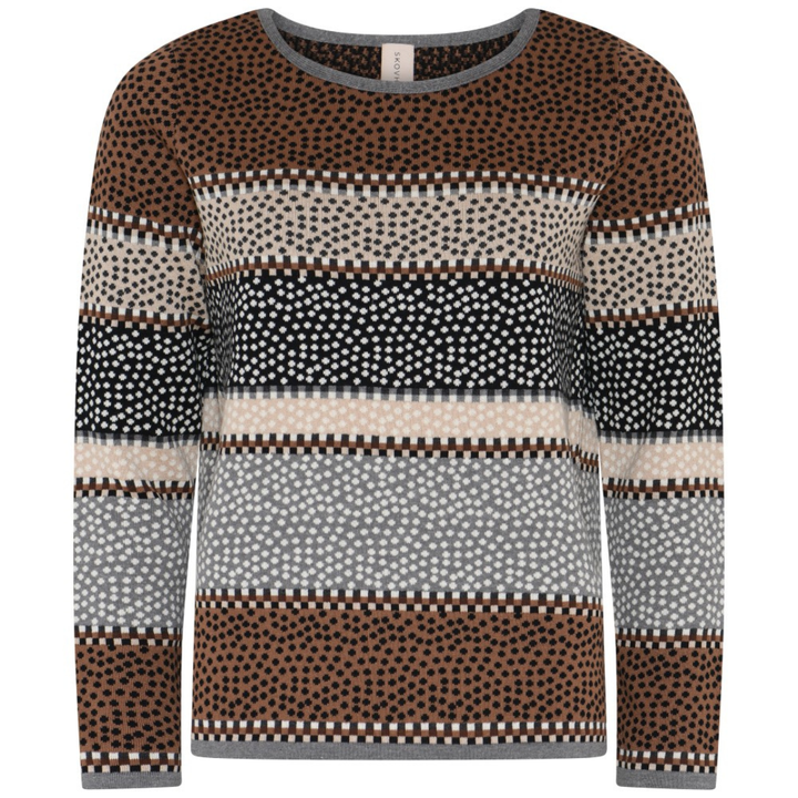 Skovhuus Rundhals Bluse - Grey Melange
