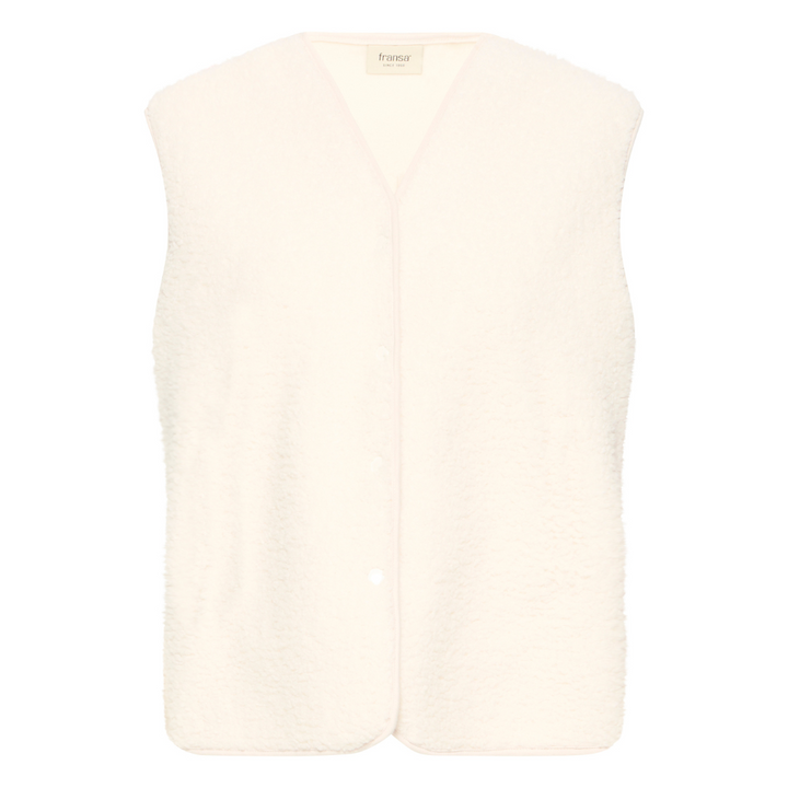 Fransa FRGWYNNE Vest - whisper white