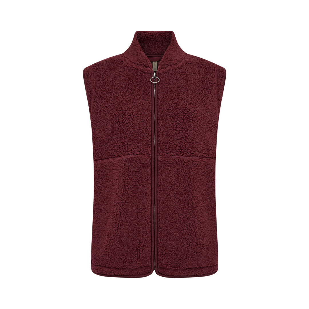 Soyaconcept SC-ONYX 3 Vest - Mørkerød