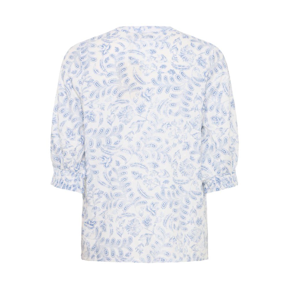 Fransa FRSOPHIA SH 1 Skjorte - Blue Print - Butik VIVI