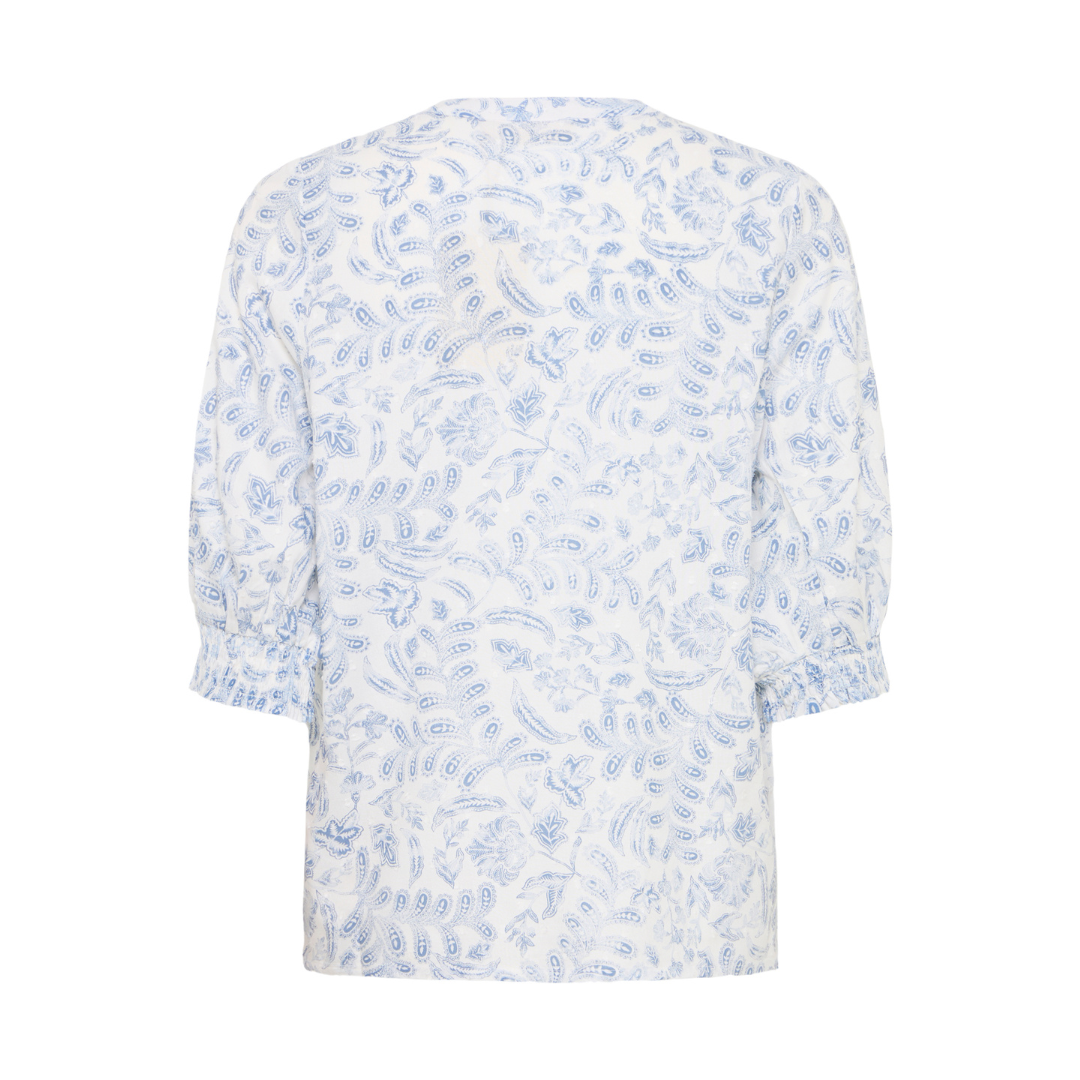 Fransa FRSOPHIA SH 1 Skjorte - Blue Print - Butik VIVI