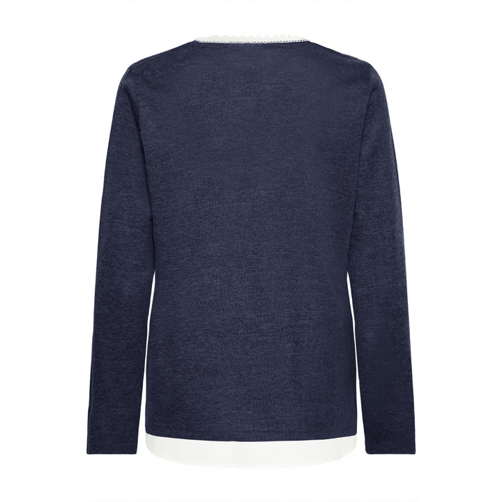 Fransa FRRIVER Pullover 1 - nightsky melange