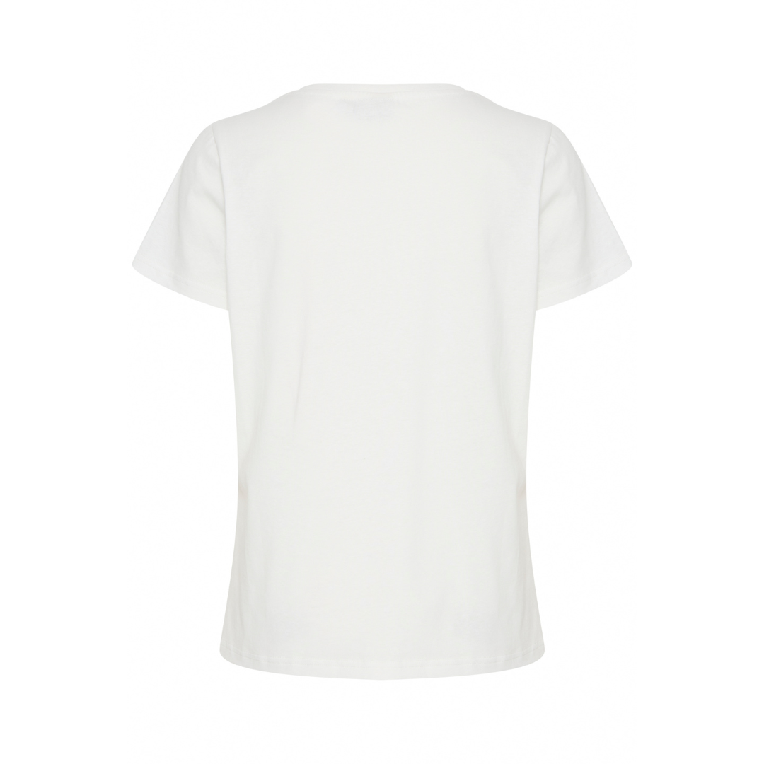 Fransa FRSURI T-shirt - blanc de blanc mix