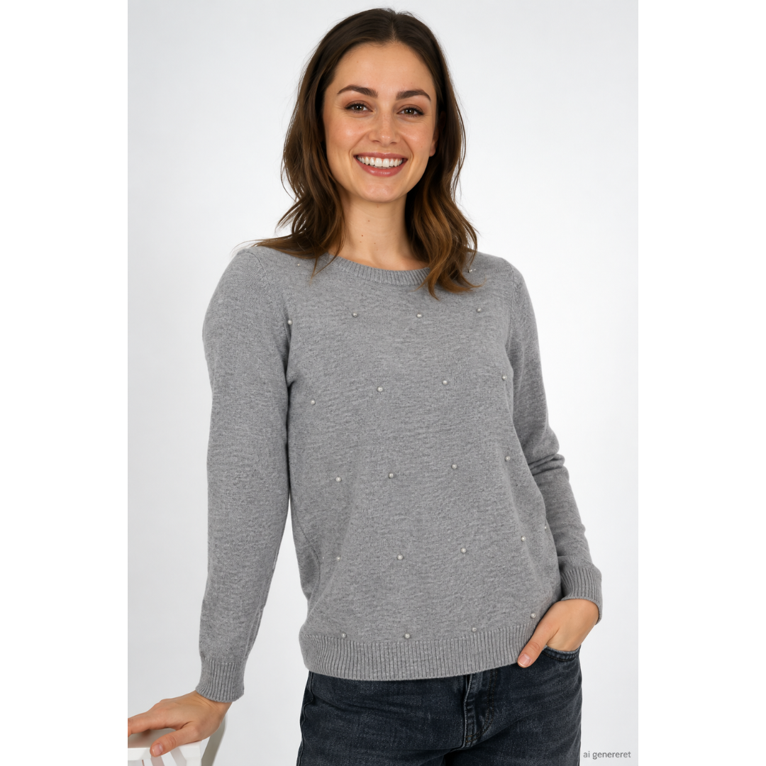 Marinello Ladies Sweater - Grey Melange