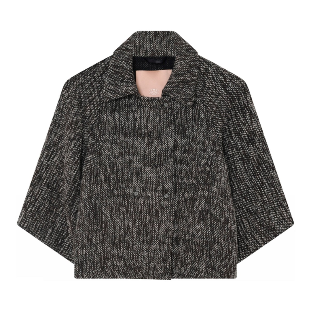 Gustav Nora Cape Jakke - Chocobrown