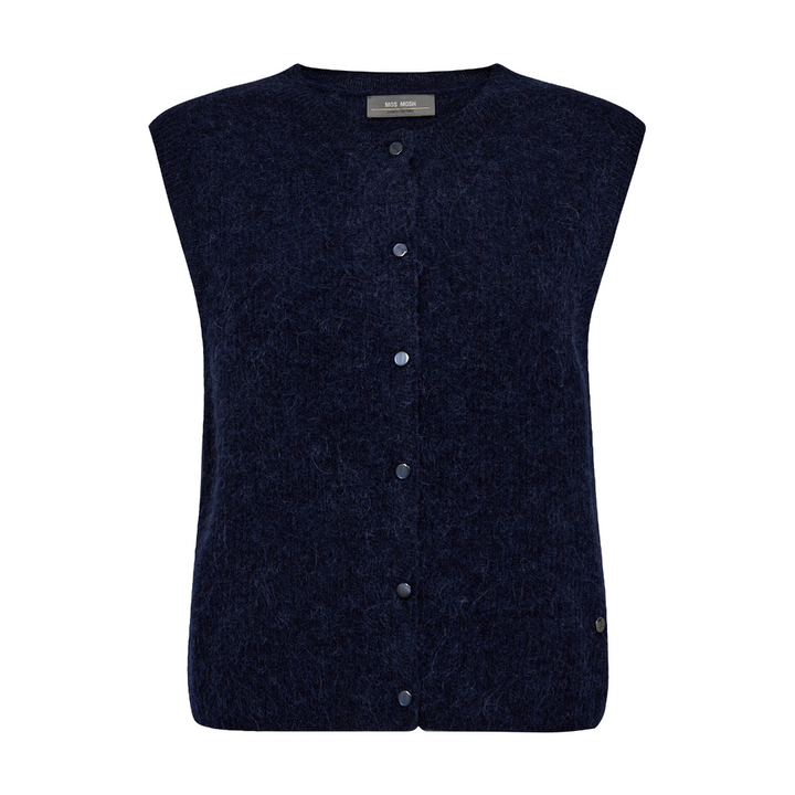 Mos Mosh MMAlmine Thora Knit Vest - Maritime Blue