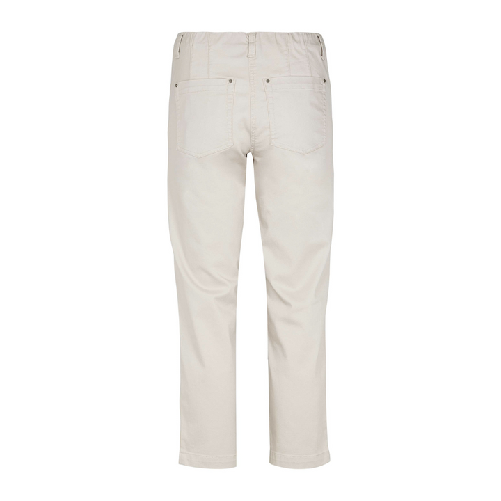 Laurie Piper Regular Cropped Bukser - Grey Sand