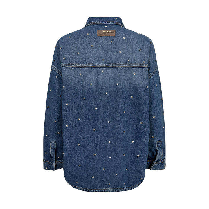 Mos Mosh MMEmme Marine Skjorte - Mid Blue