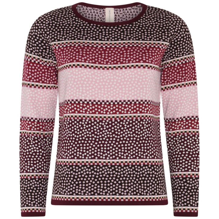 Skovhuus Rundhals Bluse - Blackberry
