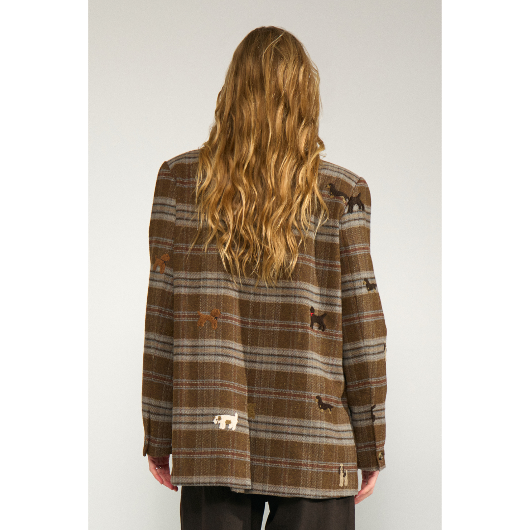 Nümph Nuezma Oversize Blazer - Kelp