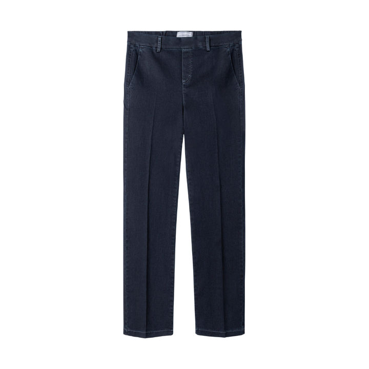 Anna Montana 1045 MILA WIDE FLEXI MILANO Bukser - Dark Blue - Butik VIVI