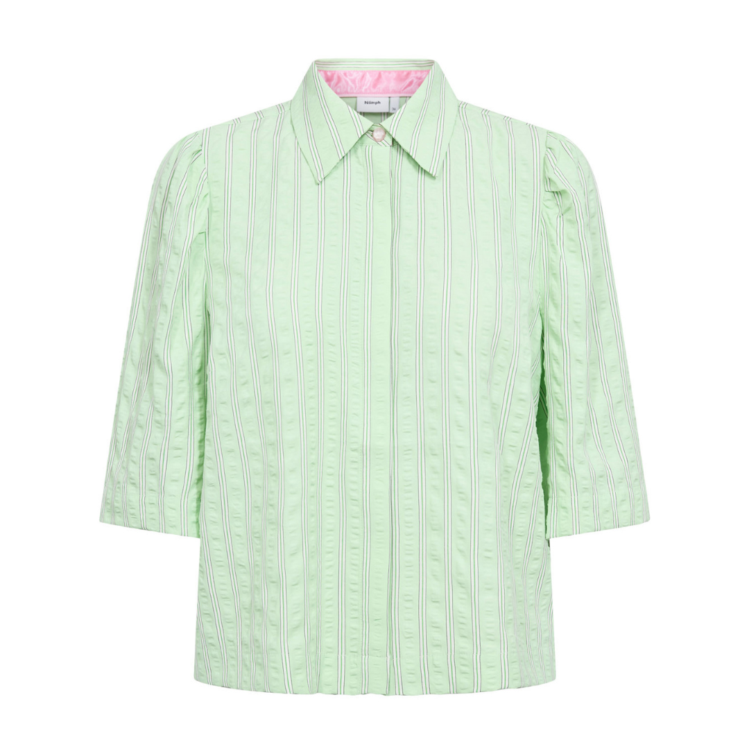 Nümph NUPIPER Skjorte - Absinthe Green - Butik VIVI