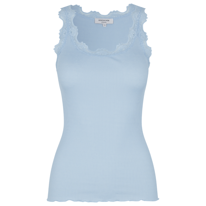 Rosemunde Babette Silke Top - Heather Sky - Butik VIVI