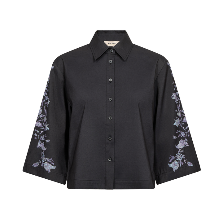 Mos Mosh MMIsey Fleury Skjorte - Black